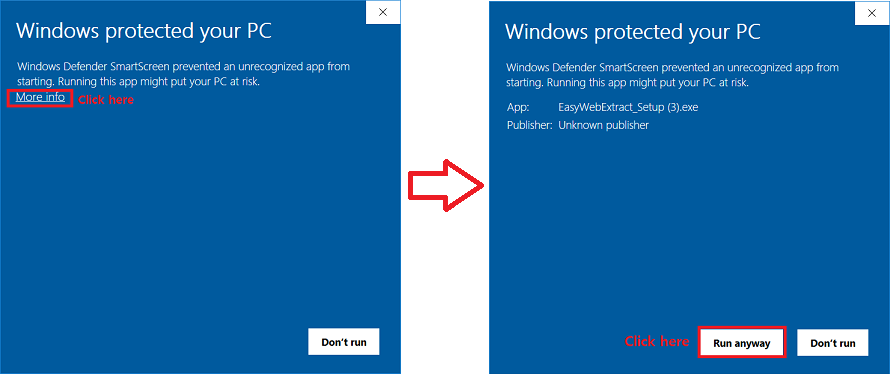 Install Easy Web Scraper in Windows 10